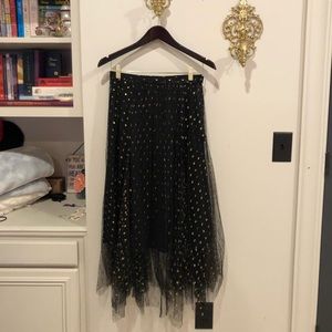 Anthropology black pencil skirt